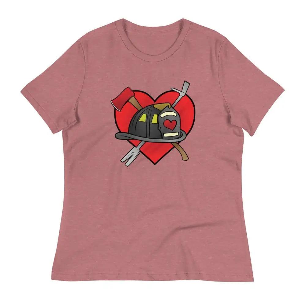 Firefighter Heart - Women's Short Sleeve - Chief Miller Apparel