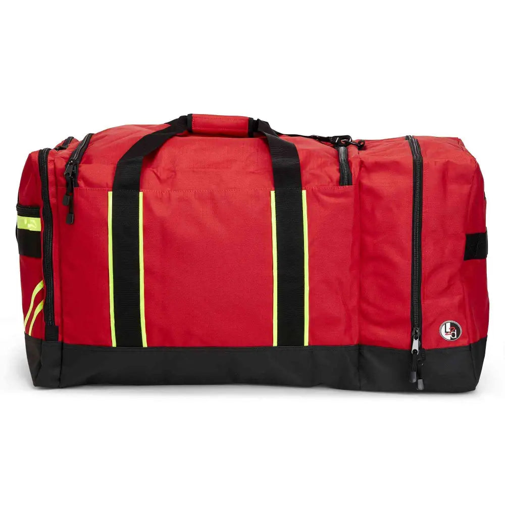 Chief Miller Gear Bags Firefighter Helmet and Turnout Gear Bag with Reflective Trim and Maltese Cross Ripstop Water Resistant Outer Fabric Apparel