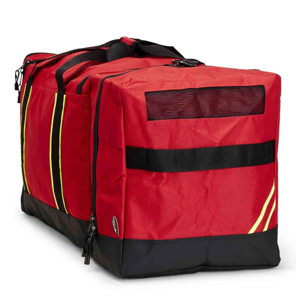 Chief Miller Gear Bags Firefighter Helmet and Turnout Gear Bag with Reflective Trim and Maltese Cross Ripstop Water Resistant Outer Fabric Apparel