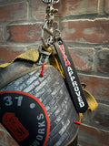 Firefighter helmet with lanyard for Hi-Def SCBA Quick Release design accessories