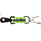 Chief Miller Glovestraps Firefighter Key Ring with Heavy Duty Black Hook and 1" Diameter Key Ring Apparel