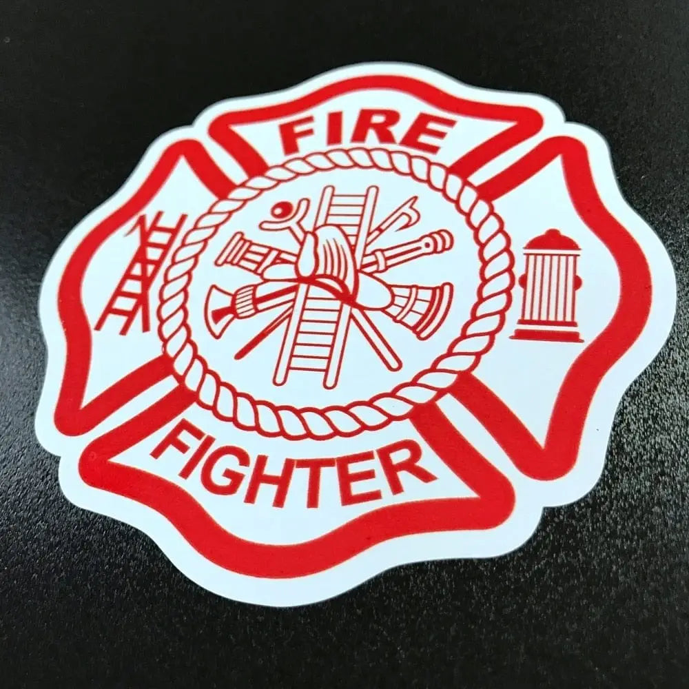 Firefighter Maltese Cross - Decal - Chief Miller Apparel