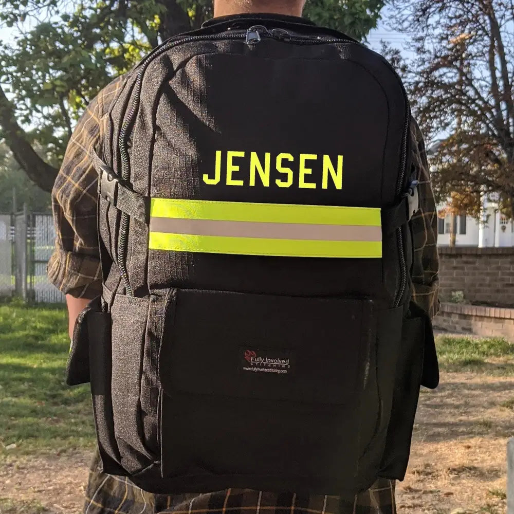 Firefighter Personalized BLACK Backpack - Chief Miller Apparel