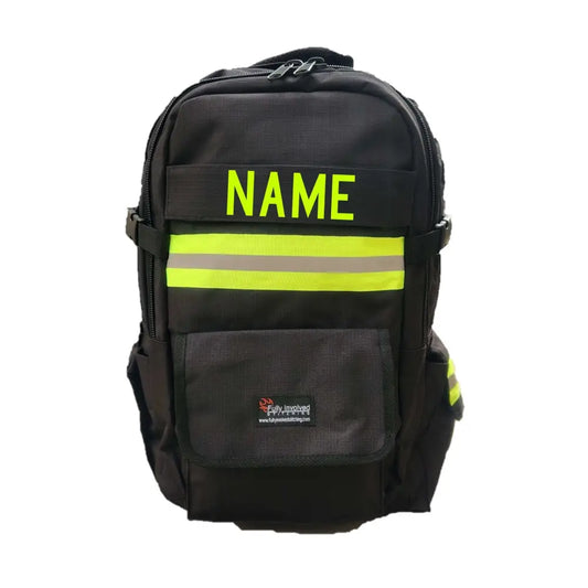 Chief Miller Bags Firefighter Personalized BLACK Backpack Apparel