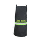 Firefighter Personalized BLACK Cooking Grilling Apron with Reflective - Chief Miller Apparel