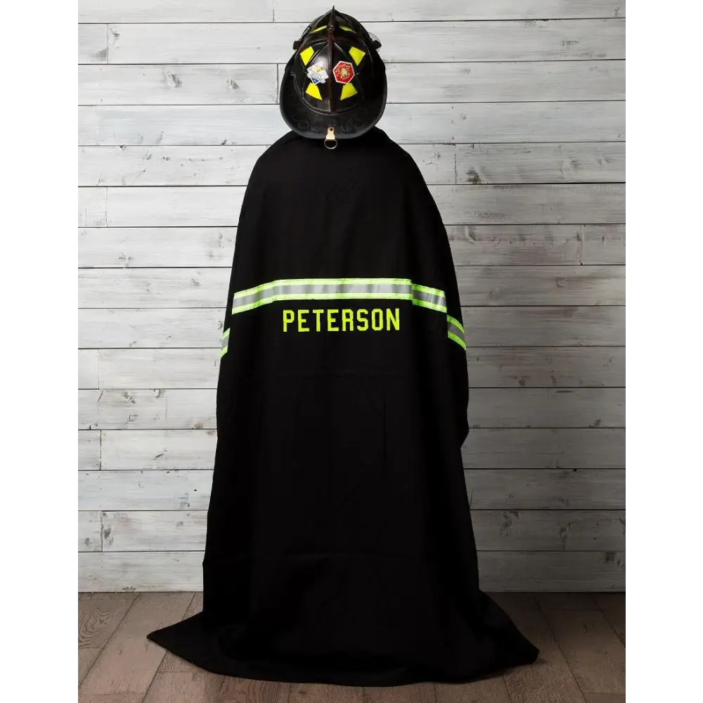 Firefighter Personalized BLACK Station Blanket - Chief Miller Apparel