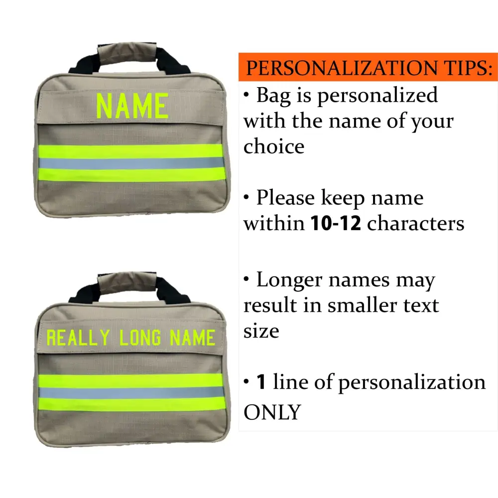 Firefighter Personalized Overnight Toiletry Bag - Chief Miller Apparel