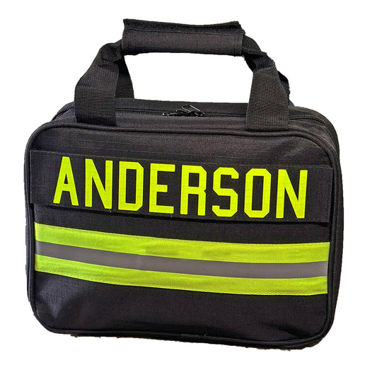 Firefighter Personalized Overnight Toiletry Bag - Black - Bags