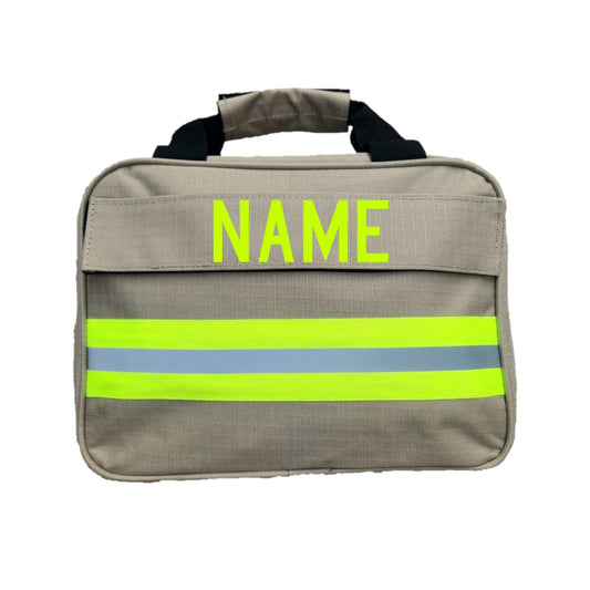 Firefighter Personalized Overnight Toiletry Bag - Tan - Bags