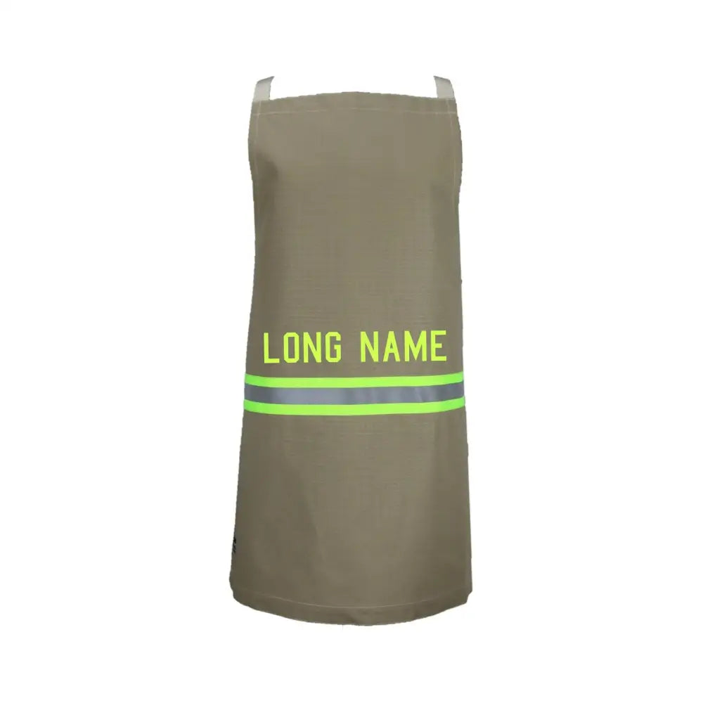 Chief Miller Apron Firefighter Personalized TAN Cooking Apron Apparel