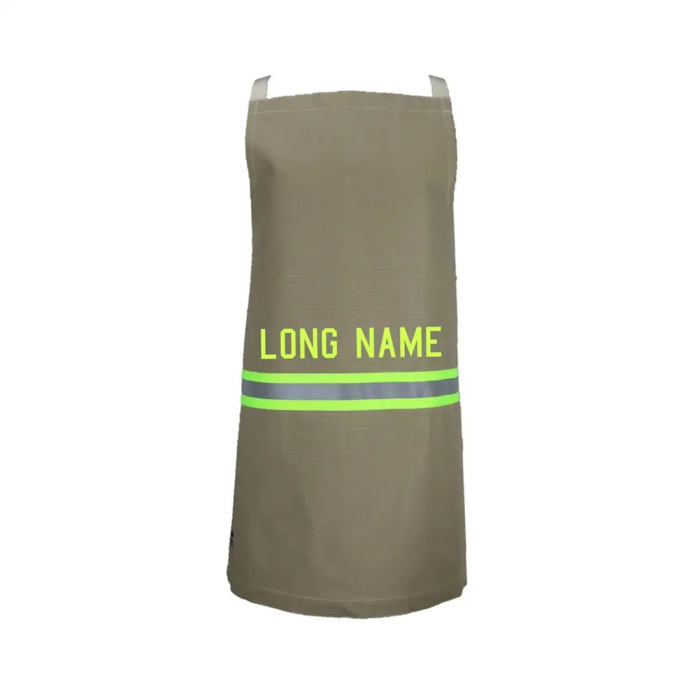 Firefighter Personalized TAN Cooking Apron - Chief Miller Apparel