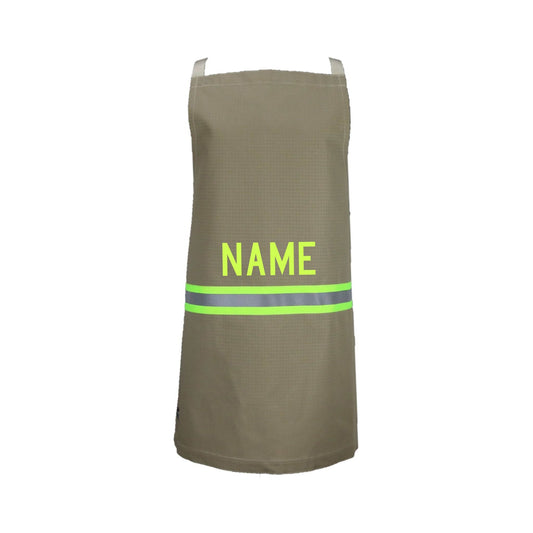 Firefighter Personalized TAN Cooking Apron - Chief Miller Apparel