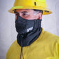 Firefighter wearing protective gear with Hot Shield UB-V2 Wildland Firefighter Ultimate Bandanna