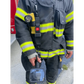 Firefighter in protective gear with TIC Strap - FFTIC for first responders safety