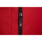 Black zipper on red ripstop fabric of Firefighter Rescue Step-In Turnout Gear Bag