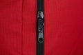 Black zipper on red ripstop fabric of Firefighter Rescue Step-In Turnout Gear Bag