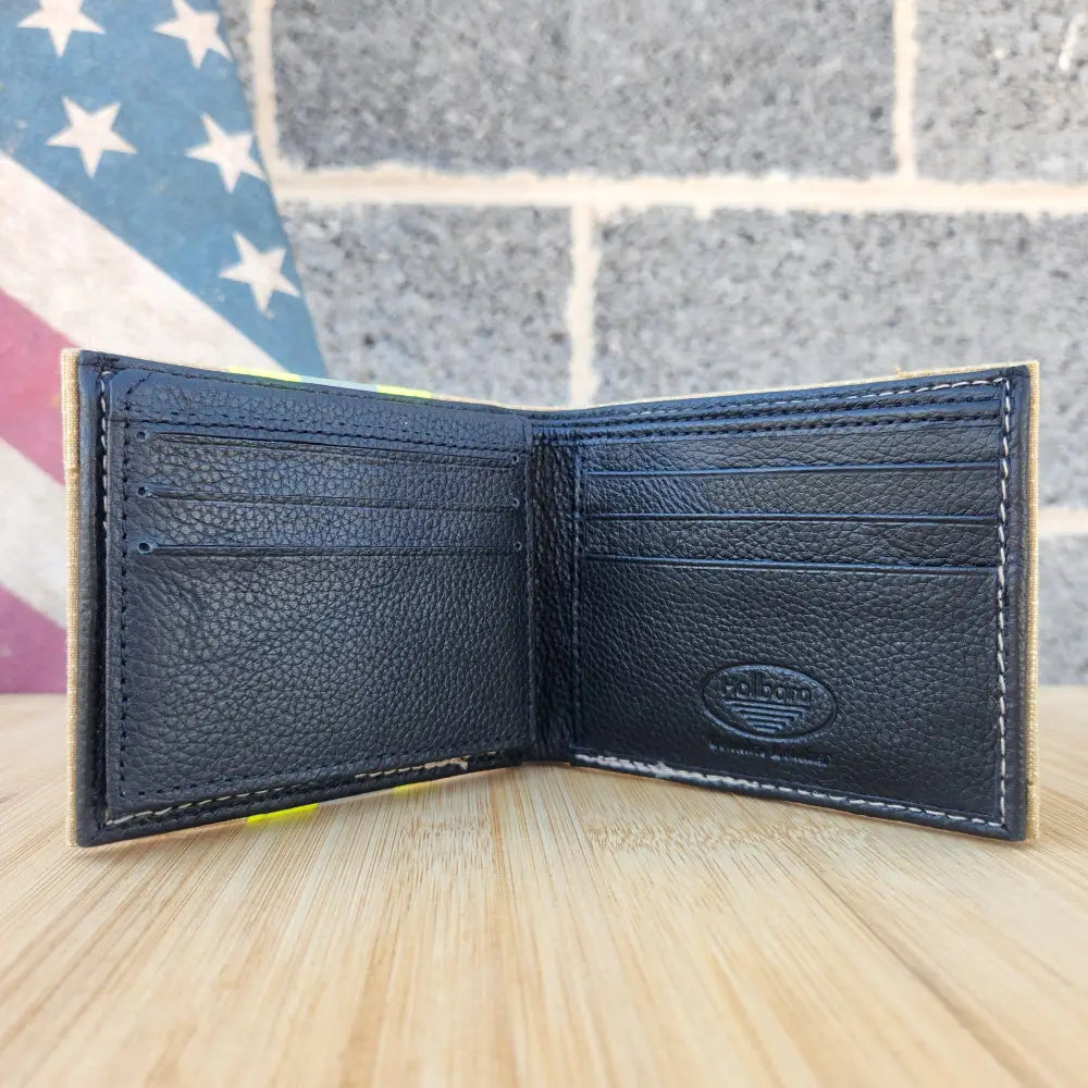 Chief Miller Wallet Firefighter TAN Turnout Out Gear Captain Wallet with Optional Personalization Apparel