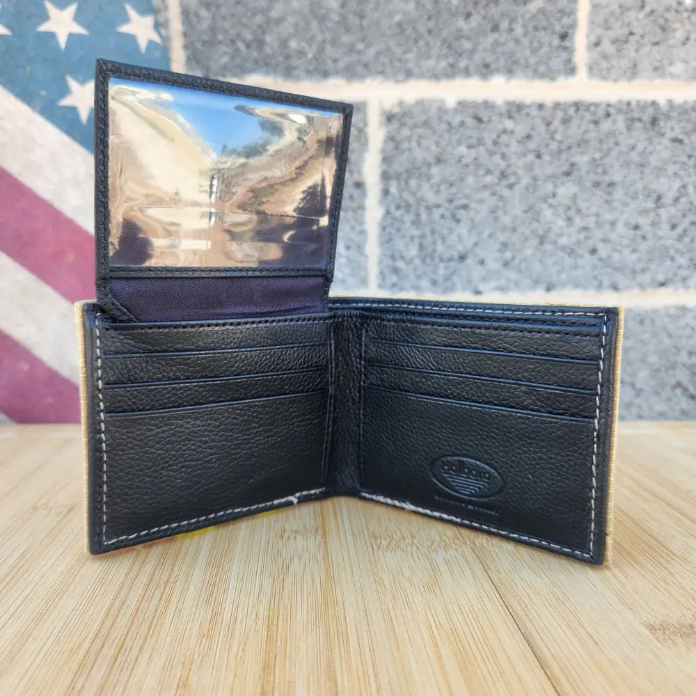 Firefighter TAN Turnout Out Gear Captain Wallet with Optional Personalization - Chief Miller Apparel