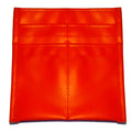 Red vinyl cushion with seams on Firefighter Tool Pouch for enhanced comfort and durability