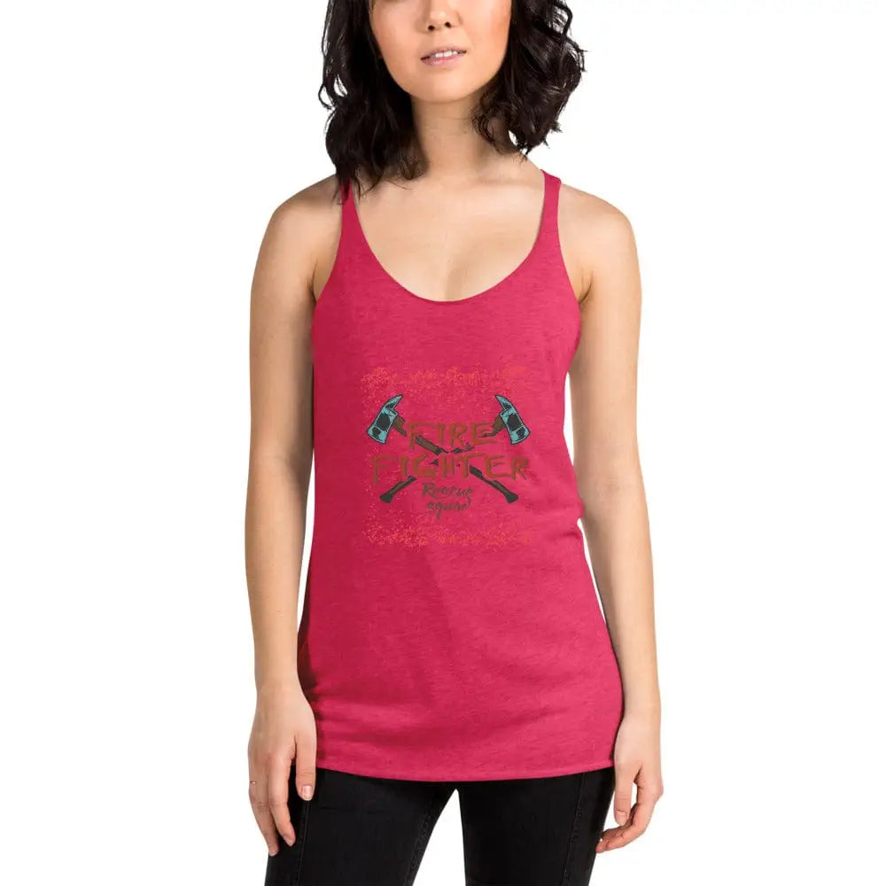 Firefighter Women's Racerback Tank - Chief Miller Apparel