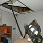 Firefighter’s helmet with NY Style Roof Hook – 5 ft roof hook for safety and support