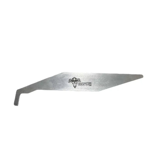 Metallic knife blade with curved tip for FirePik, the world famous lock loiding tool