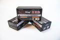 Three black retail boxes of FireWrap HRD with glow green reflective fiber tape kit sold
