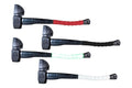 Four FireWrap® HRD sledgehammers with glow green grip handles in a kit sold