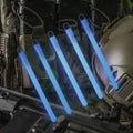 Five M-Tac Glow Sticks 6’’ in blue, ideal for camping and outdoor activities