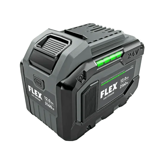 FLEX FX0231-1 12.0Ah Lithium-Ion Battery with green power indicator light