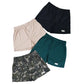 Four pairs of Jungle Camo Boxer Shorts in black, beige, green, and camouflage patterns