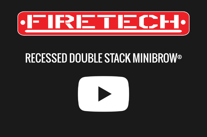 FireTech Recessed 36 LED Double Stack MiniBrow Scene Light