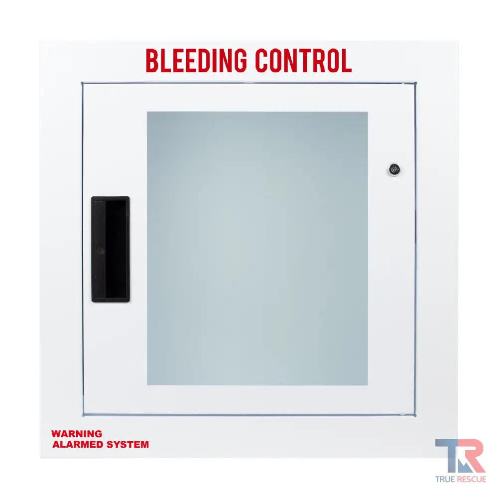 Fully Recessed Bleeding Control Cabinet - Large / Alarmed - Cabinet