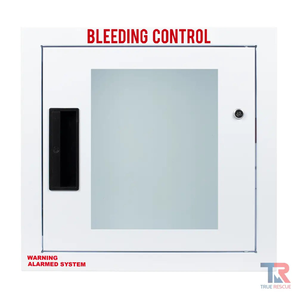 Fully Recessed Bleeding Control Cabinet - Small / Alarmed - Cabinet