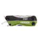 Gerber Dime multi-tool in green with stainless steel construction and limited lifetime warranty