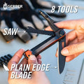 Gerber Armbar Trade multi-tool with saw and plain edge blade, onyx finish, limited lifetime warranty