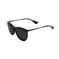 Black round-framed Glorietta sunglasses with dark lenses for free stylish protection