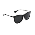 Black round-framed sunglasses with dark lenses from Glorietta for a stylish look