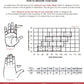 Glove sizing guide for MFA83 Structural Gloves - Wristlet, showing structural gloves fit