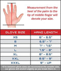 Glove size chart for Diesel Work Gloves 2.0 Elite with goatskin outer layer for superior dexterity