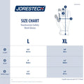 Glove size chart for Touchscreen Safety Work Gloves – Pack of 3 for optimal fit
