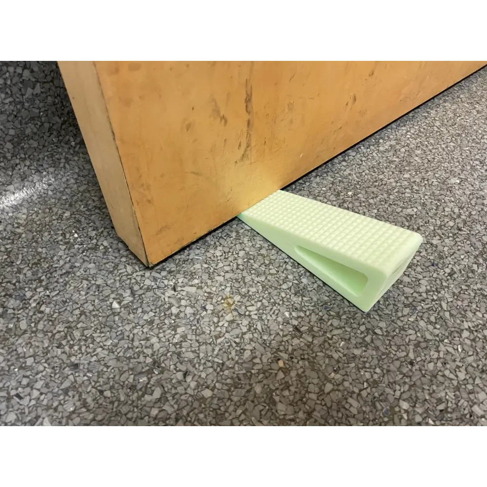 Pale green Glow - Extreme Grip door wedge made of high durometer silicone for durability