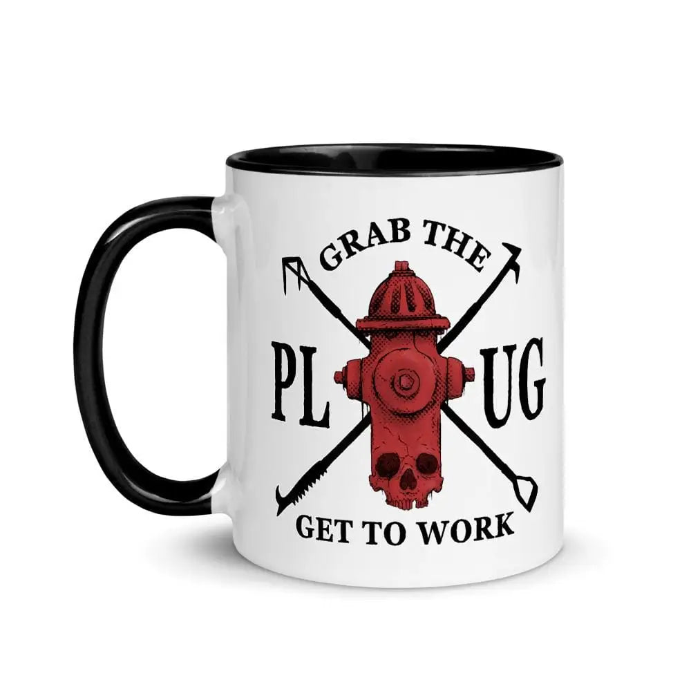 Grab the plug Mug with Color Inside - Chief Miller Apparel