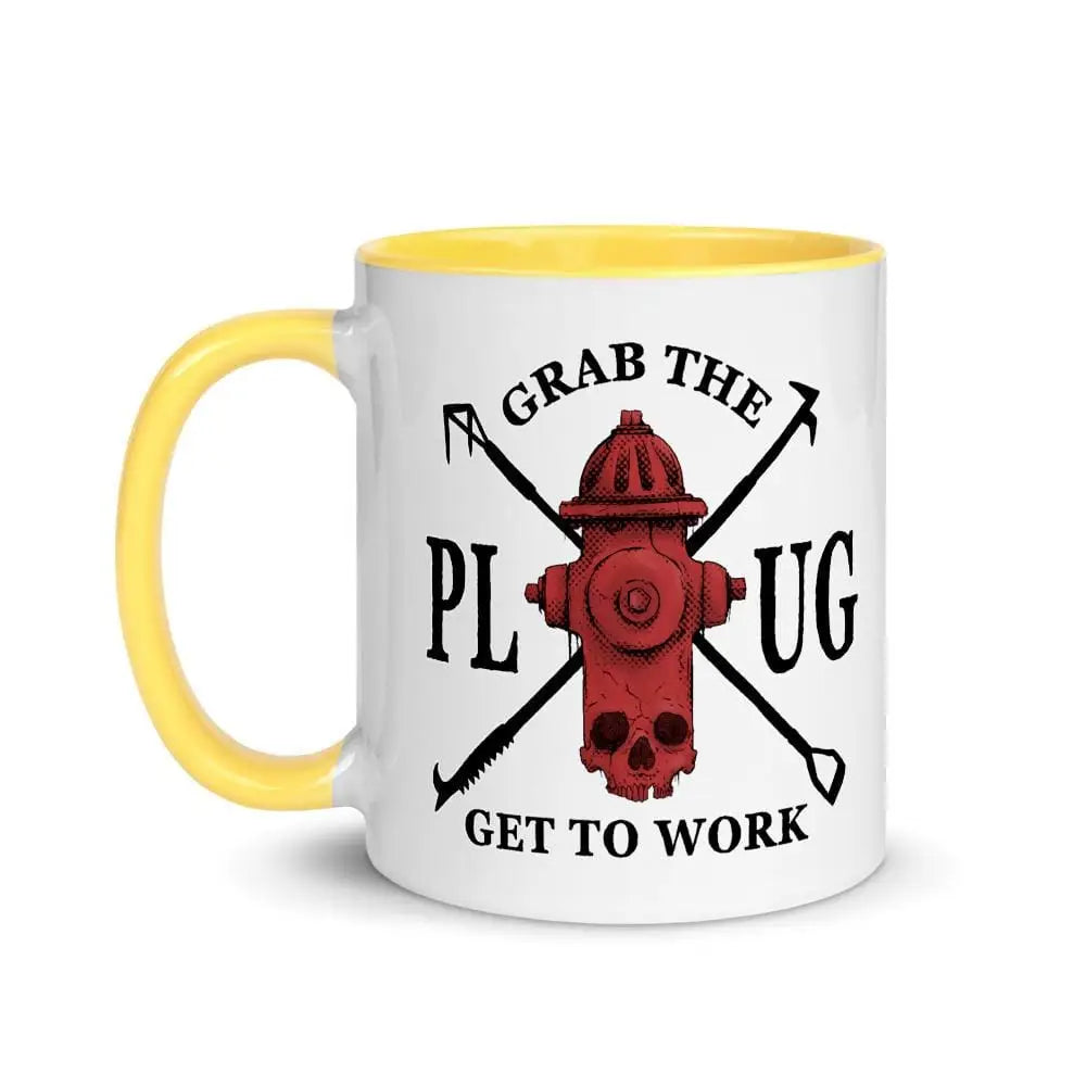 Grab the plug Mug with Color Inside - Chief Miller Apparel