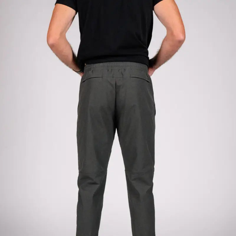 Gray athletic pants Carrier Traveler Joggers with concealed carry and carrier retention waistband