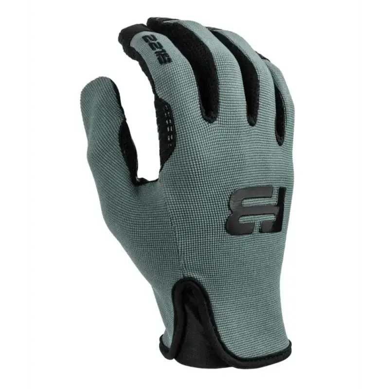 Gray and black Recon Tactical Gloves featuring logo, Smart-Touch index finger, and Maxx-Grip technology