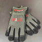 Gray and black Wild-1 Wildland Firefighting Glove with red WILD text for safety