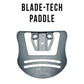 Gray Blade-Tech paddle for Glock 19 TLR-7 X OWB Holster with magazine pouch