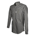 Gray Adventure Safari Shirt for Men with chest pockets to carry essential outdoor gear