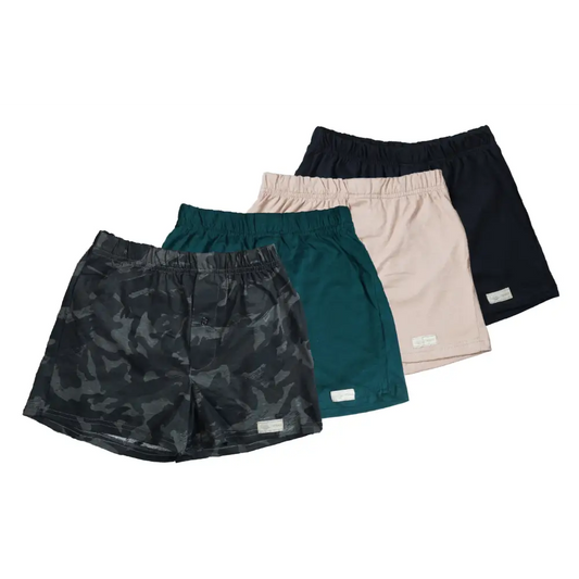 Gray Camo Boxer Shorts 4 Pack for Men - Chief Miller Apparel